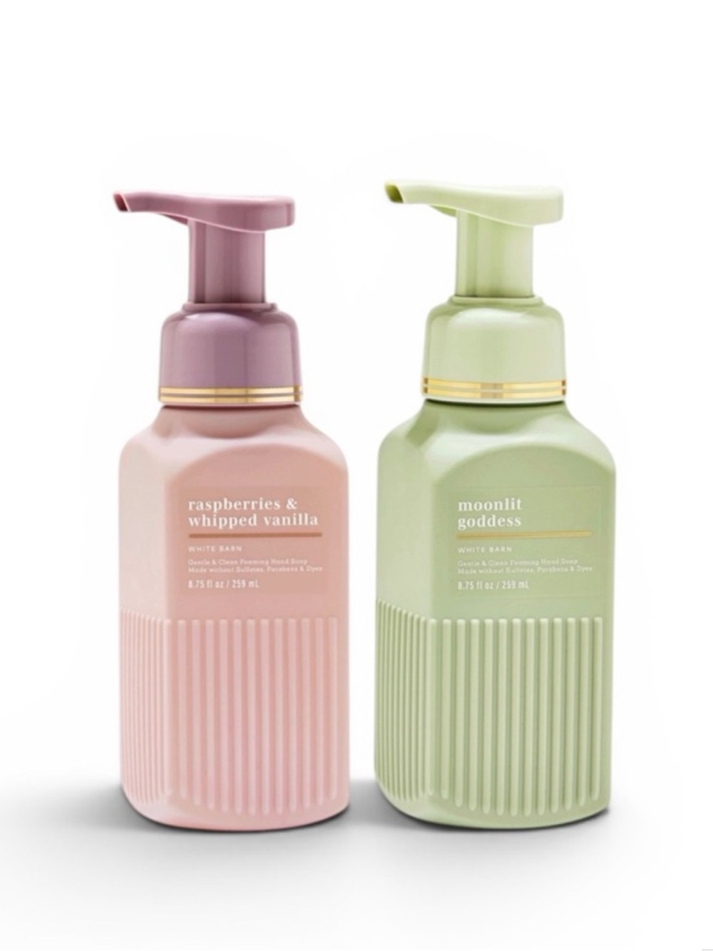 BBW raspberries & whipped vanilla + moonlight goddess LUXE hand soap Set Bundle